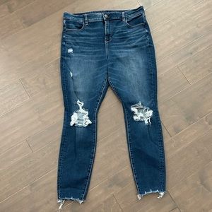 Distressed American Eagle Jeans